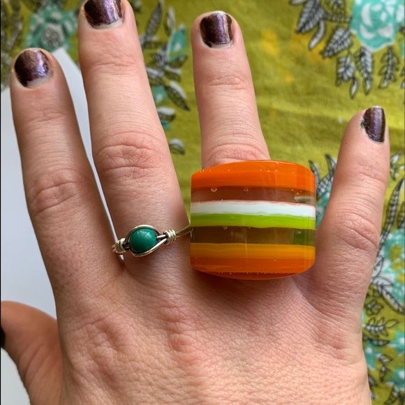 Chunky Vintage Boho Ring 2/$15 - Picture 7 of 7